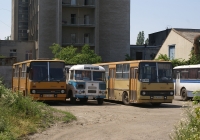 Ikarus-260 #АВ 5285 АС, Ikarus-260 #АВ 5264 АС, ПАЗ-672М №101-79 ВЫ. Вінниця, автобусний парк
