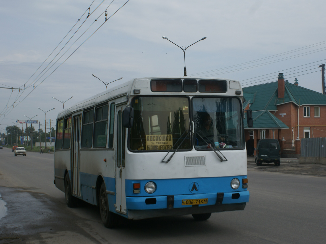 ЛАЗ-42021 №006-71 КМ, маршрут Косяківка - Біла Церква. Київська область, Біла Церква