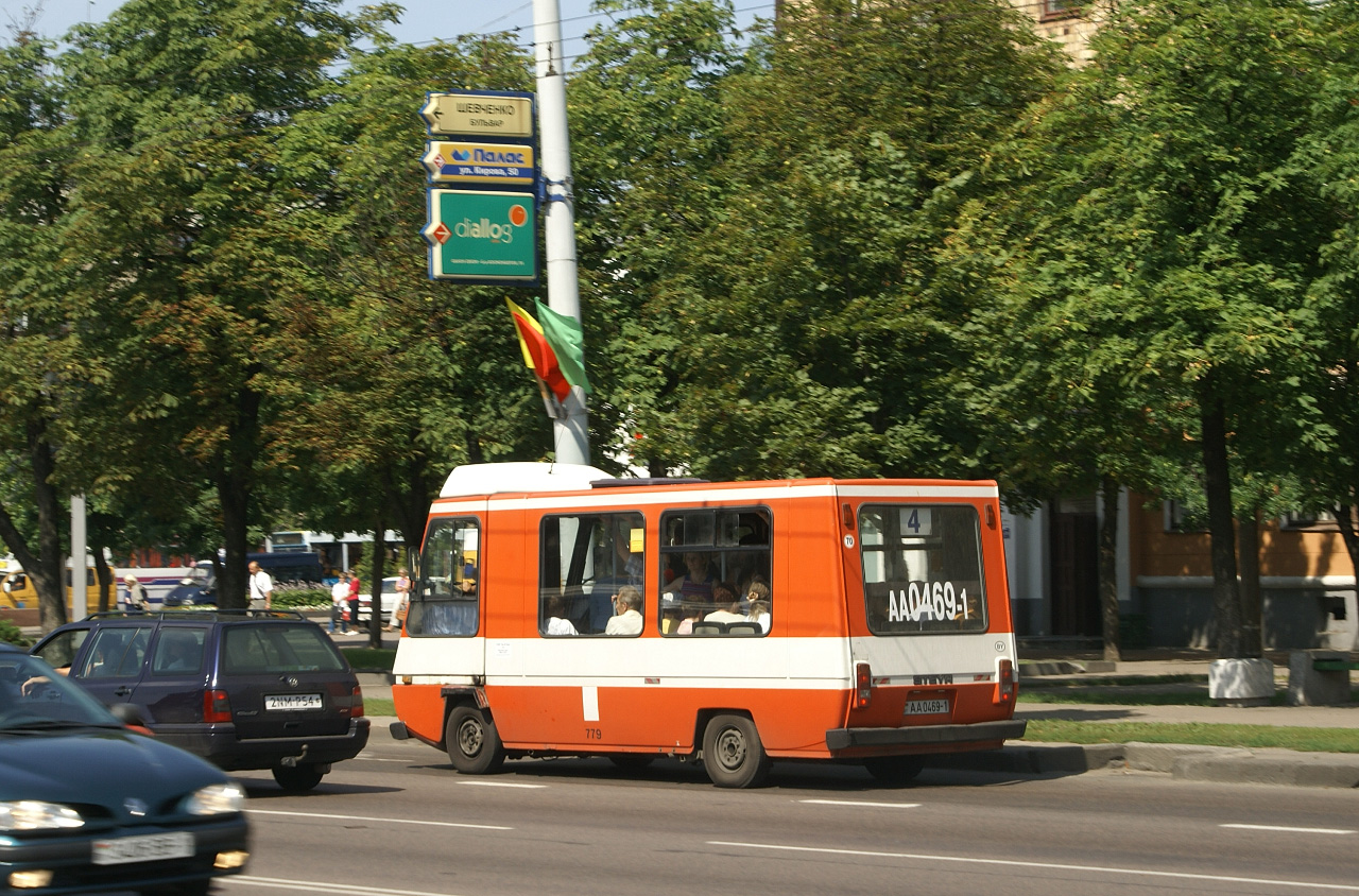 Steyr Citybus SC6F №АА 0469-1, маршрут №4. Брест