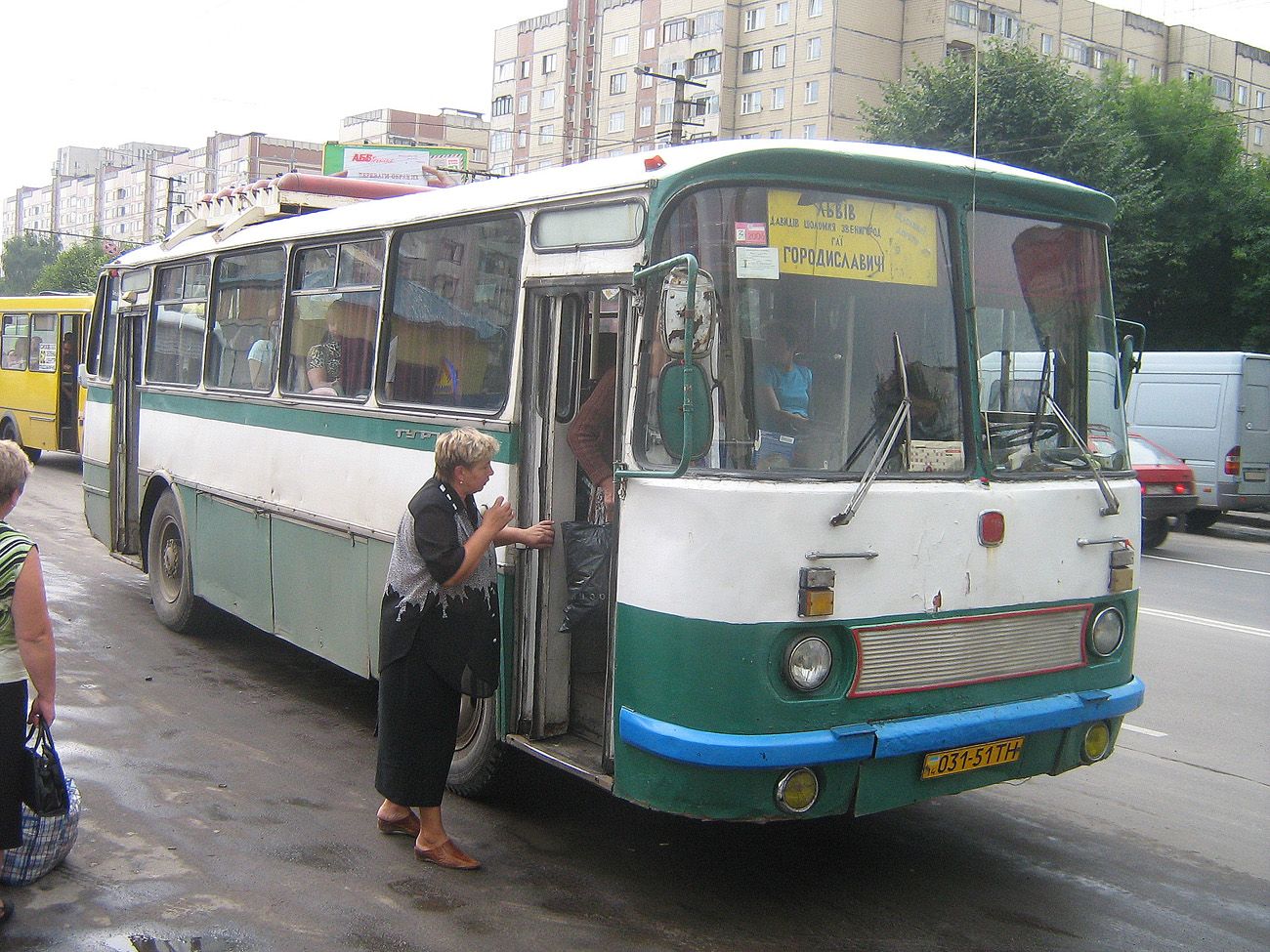 ЛАЗ-695Н №031-51 ТН, маршрут Львів - Городиславичі. Львів