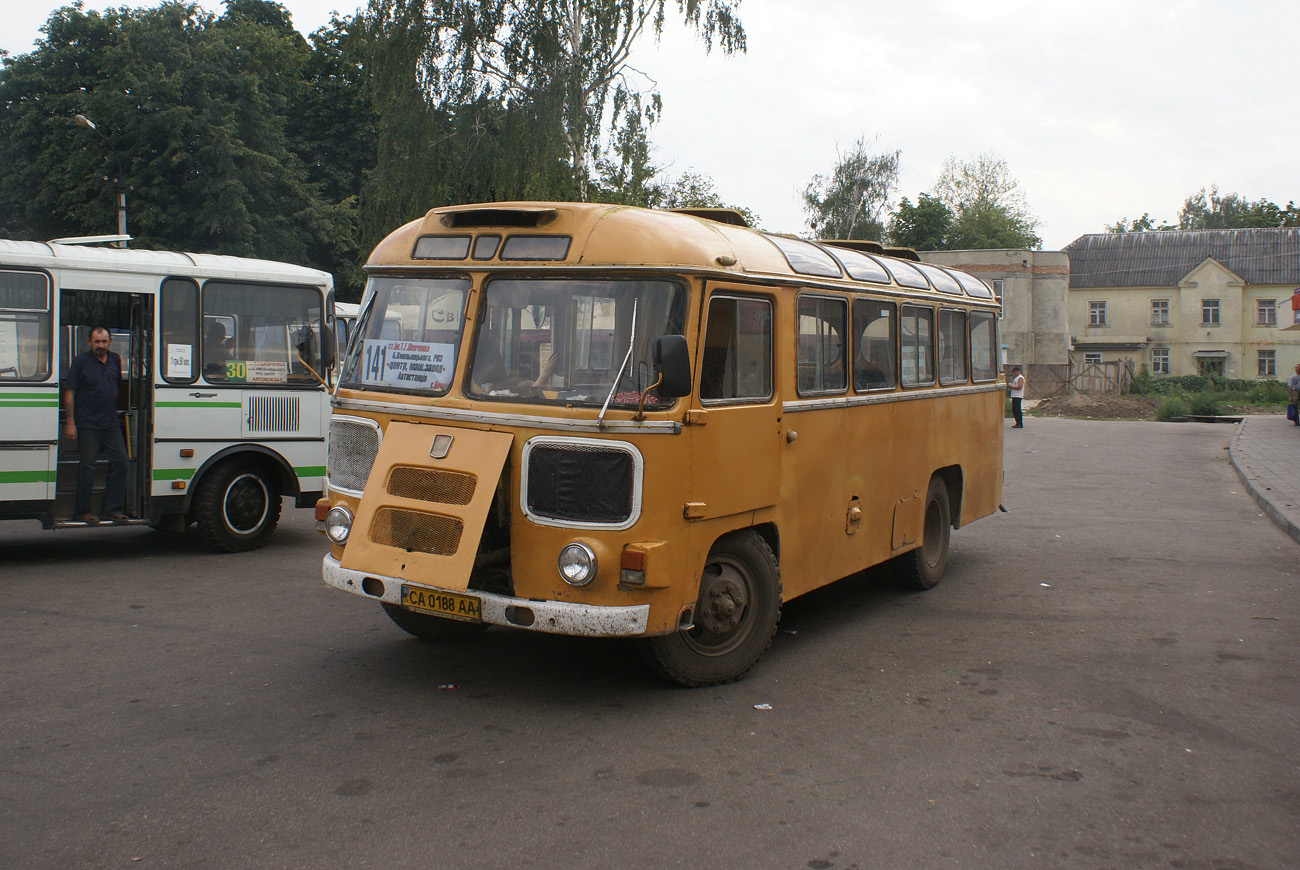 ПАЗ-672М №СА 0188 АА. Черкаська область, Сміла
