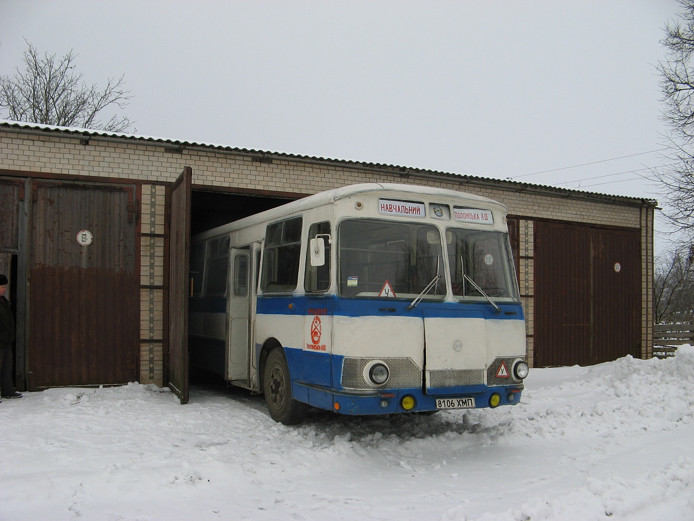 ЛиАЗ-677 №8106 ХМП. Хмельницька область, Полонне