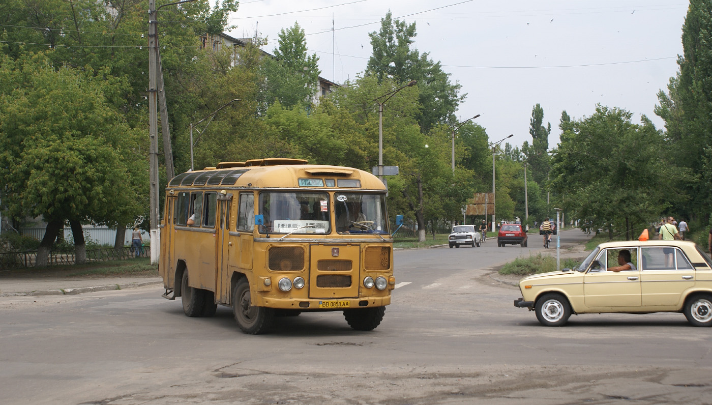 ПАЗ-672М №ВВ 0858 АА. Луганська область, Рубіжне