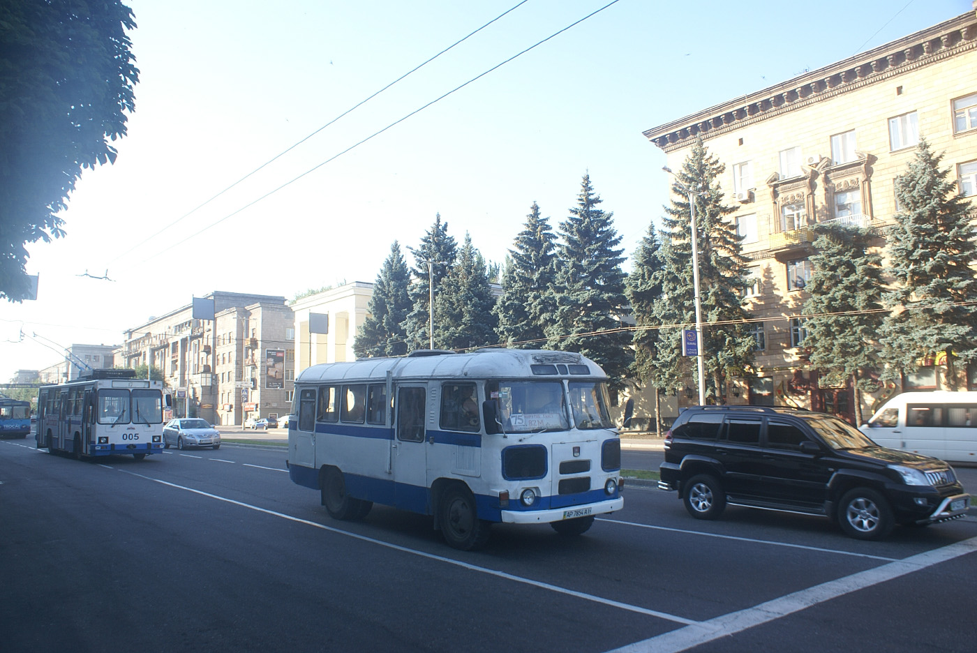 ПАЗ-672М №АР 7854 АІ на маршруті 82. Запоріжжя