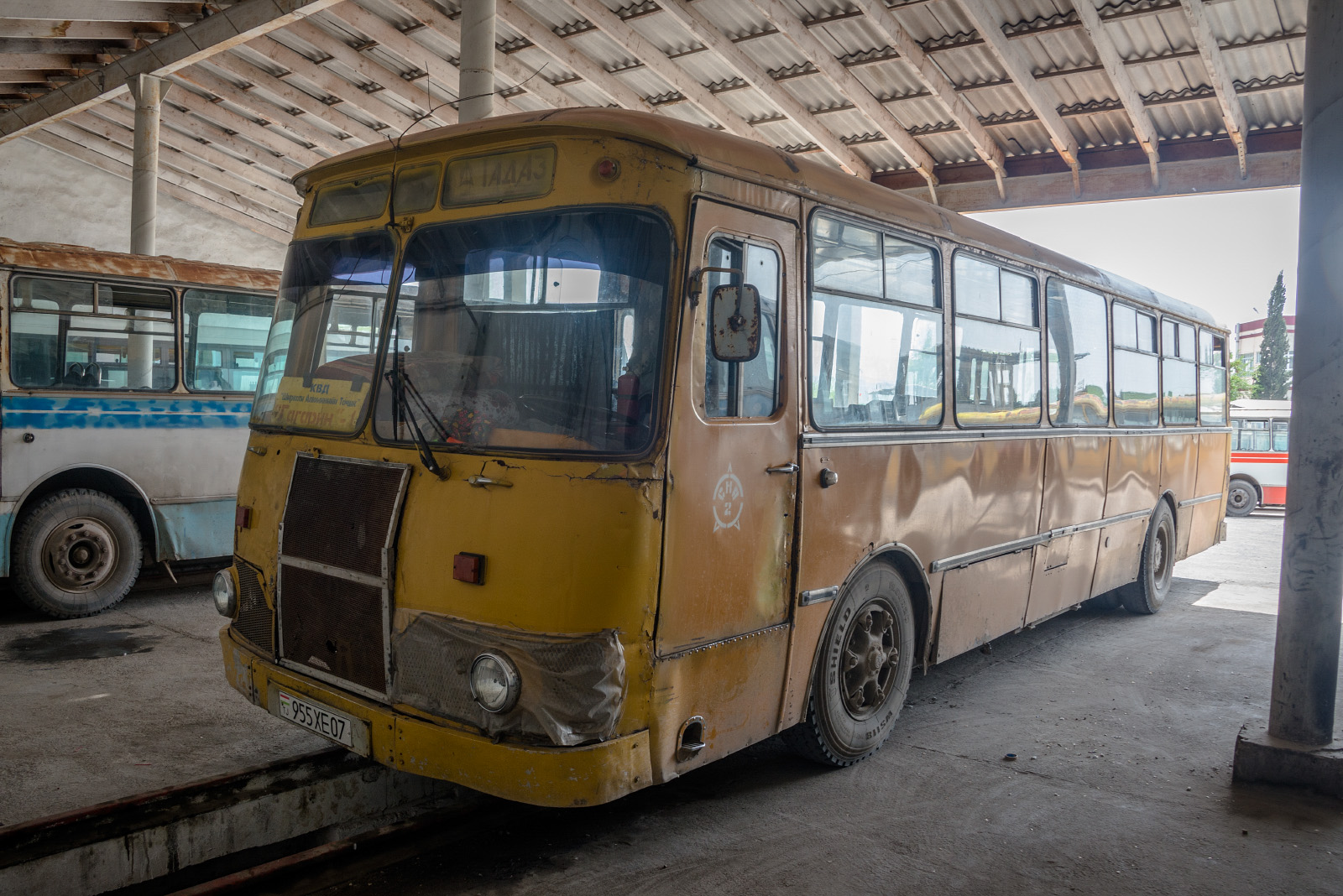 ЛиАЗ-677М #955 XE 07. Таджикістан, Турсунзаде