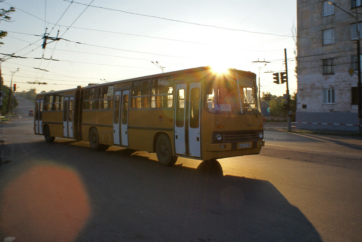 Ikarus-280 №АЕ 6731 ВК. Дніпропетровська область, Кривий Ріг