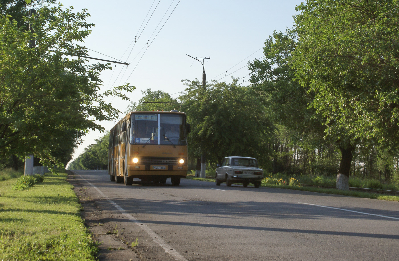 Ikarus-280 №АЕ 6731 ВК. Дніпропетровська область, Кривий Ріг