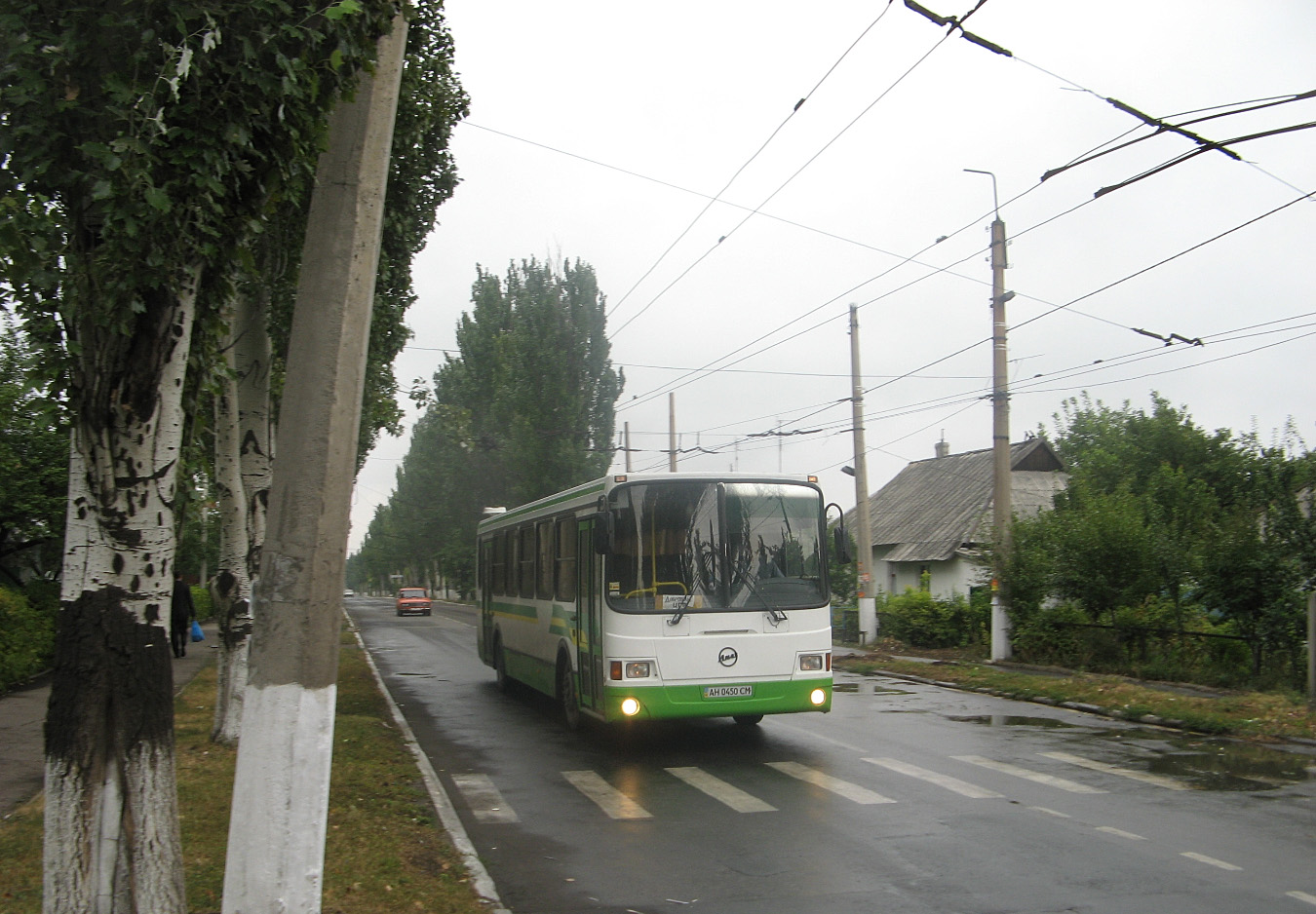 ЛиАЗ-5256 №АН 0450 СМ. Україна, Донецька область, Добропілля