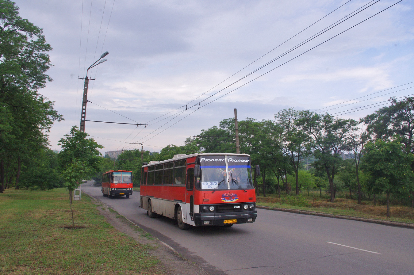 Ikarus-256 №АЕ 8221 АА. Дніпропетровська область, Кривий Ріг