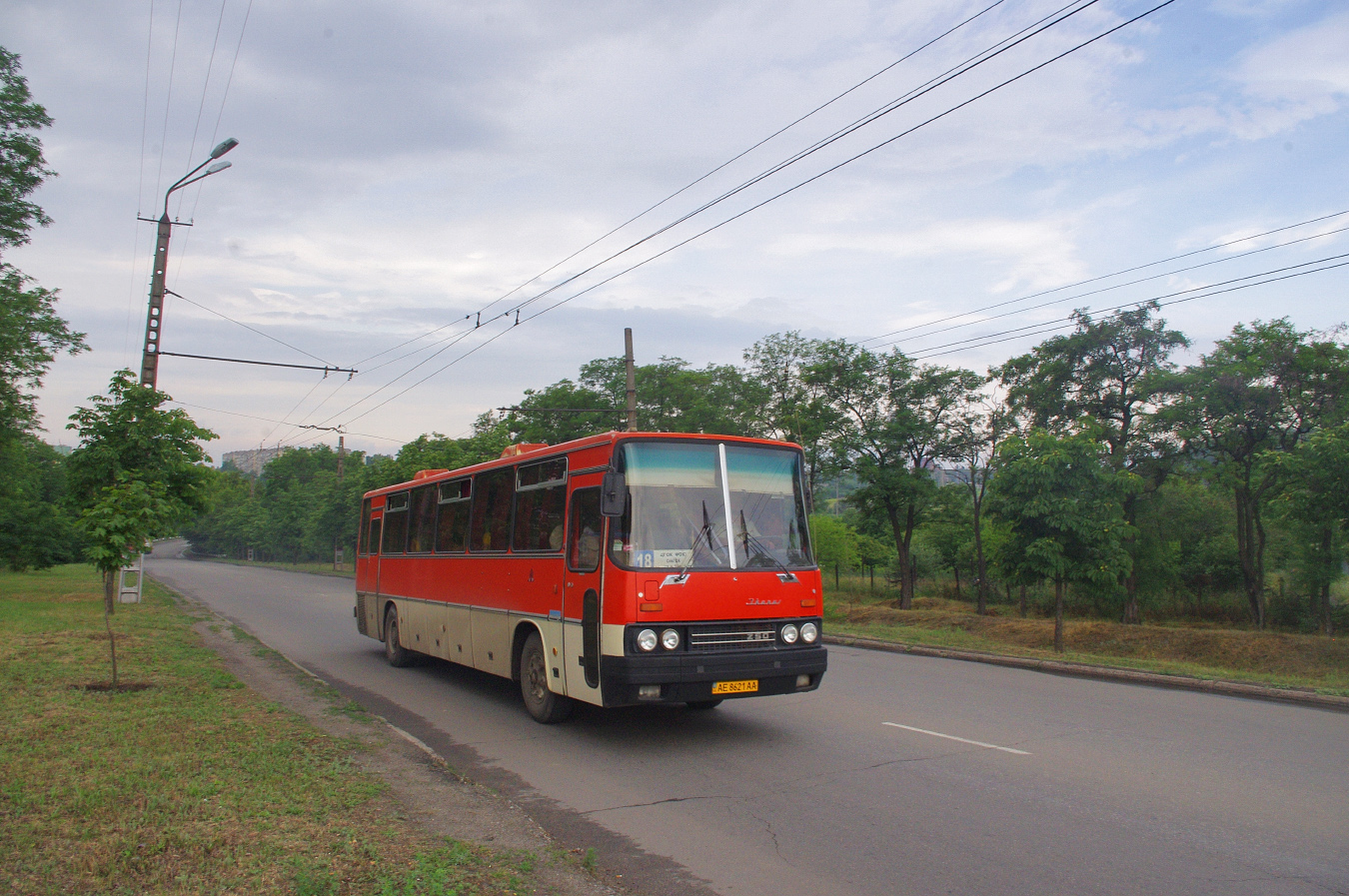 Ikarus-250 №АЕ 8621 АА. Дніпропетровська область, Кривий Ріг