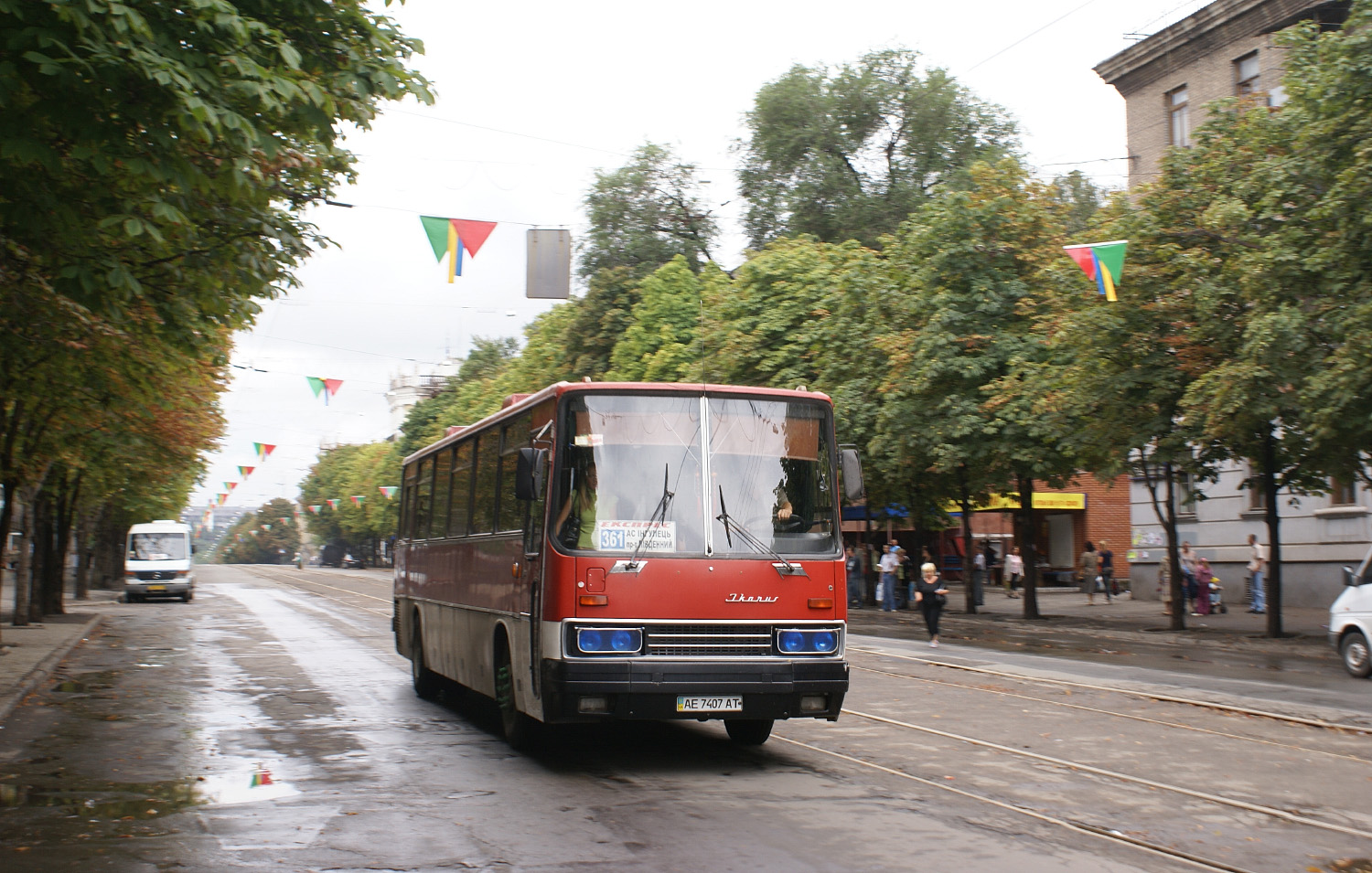 Ikarus-250 №АЕ 7407 АТ. Дніпропетровська область, Кривий Ріг