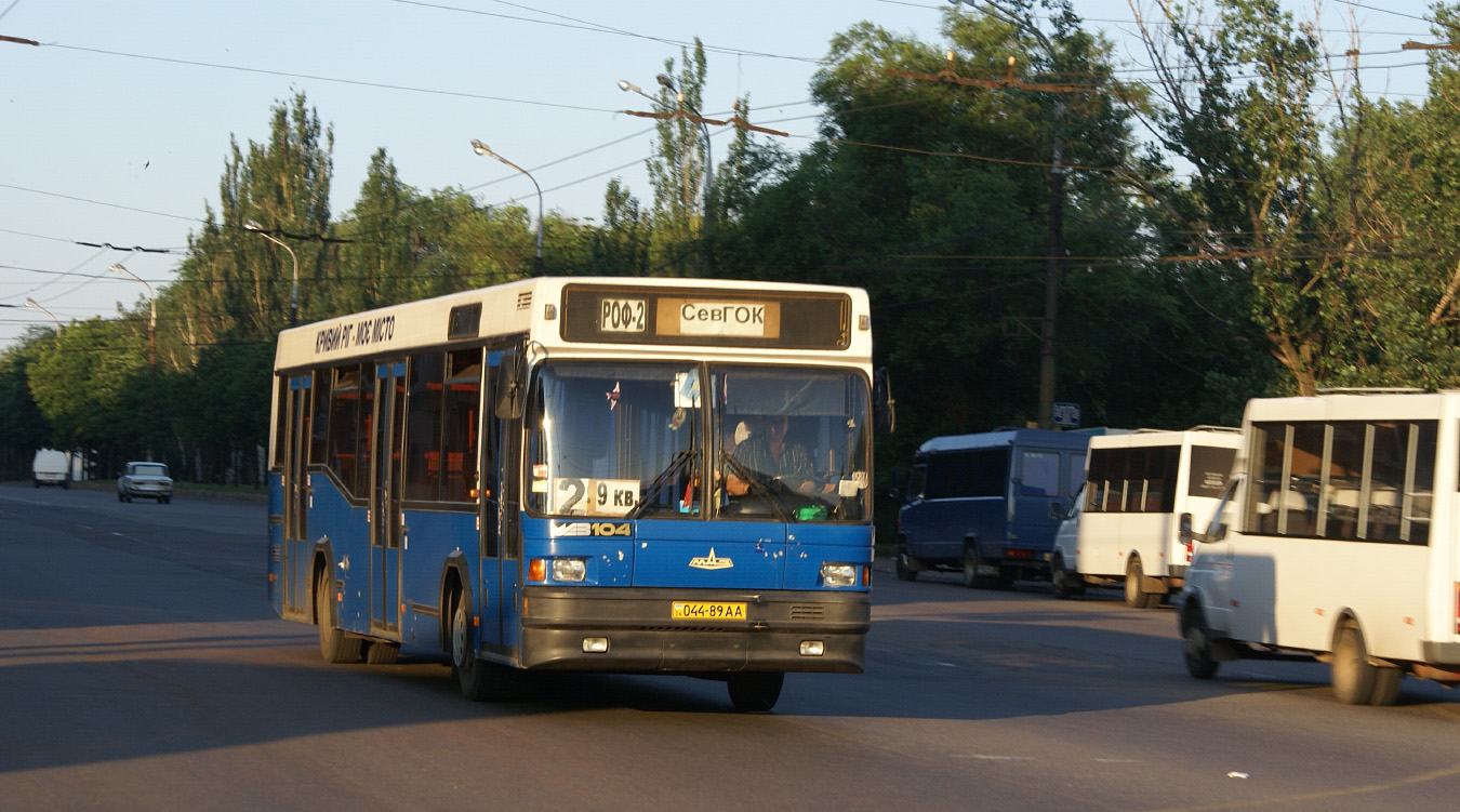 МАЗ-103 №044-89 АА. Дніпропетровська область, Кривий Ріг