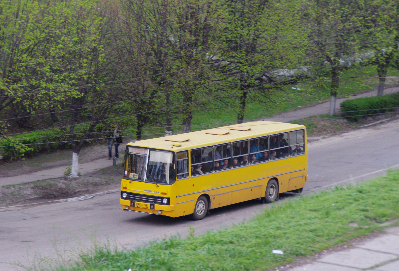 Службовий Ikarus-260 №AE 8557 AA. Дніпропетровська область, Кам
