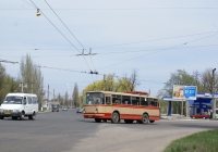 ЛАЗ-695Н №016-49 ЕА на маршруті 20 та ГАЗ №012-46 ЕА на маршруті 33. Донецька область, Горлівка