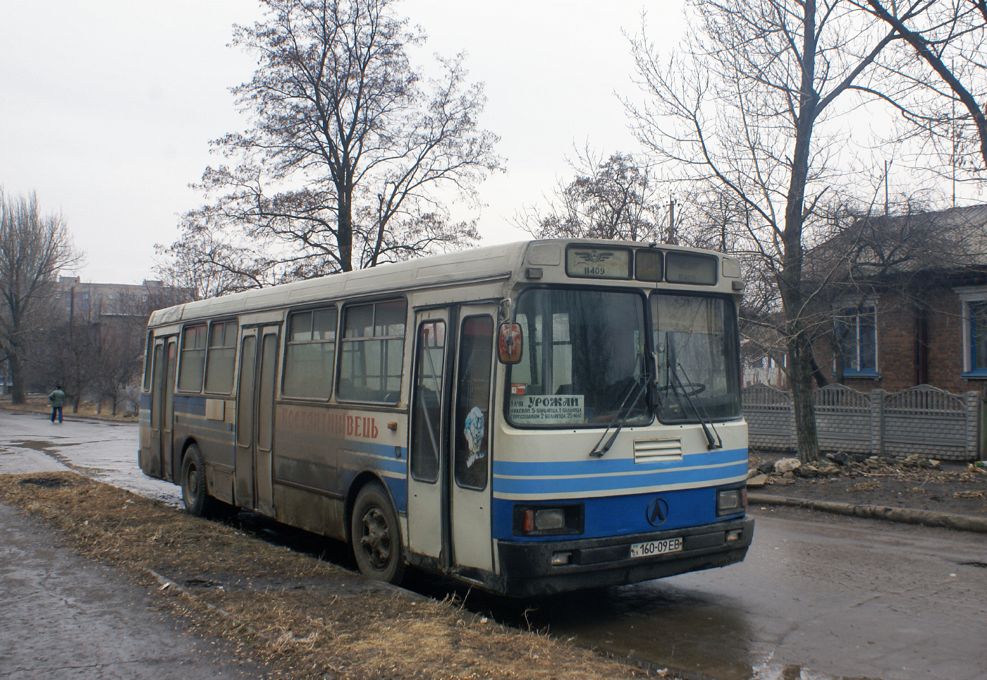 ЛАЗ-52523 №160-09 ЕВ. Донецька область, Костянтинівка, вул. Безнощенка