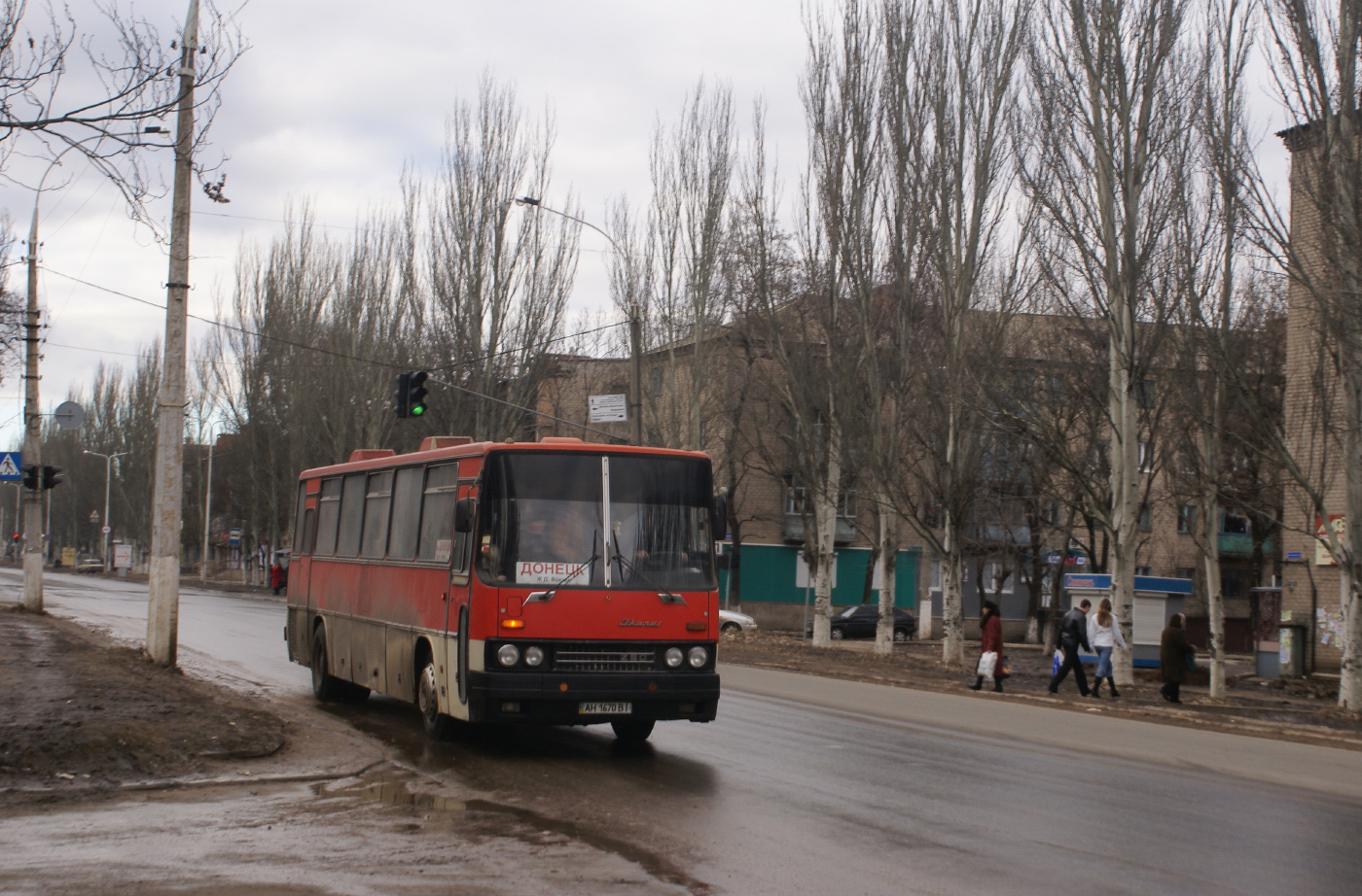 Ikarus-250 №АН 1670 ВІ. Донецька область, Костянтинівка, просп. Ломоносова