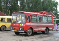 ПАЗ-3205 #023-75 ЕА на маршруті 2. Донецька область, Костянтинівка, кінцева "Залізничний вокзал"